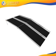 8ft Mobility Scooter Carrier tool Folding Aluminum Wheelchair Ramp