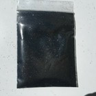 Black Metallic Ultra Fine Glitter Dust Powder Nail Body Art Craft Wine Glass