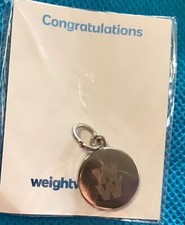 1 Weight Watchers Achievement Award WW Silver-tone Fall  ME  Charm double side