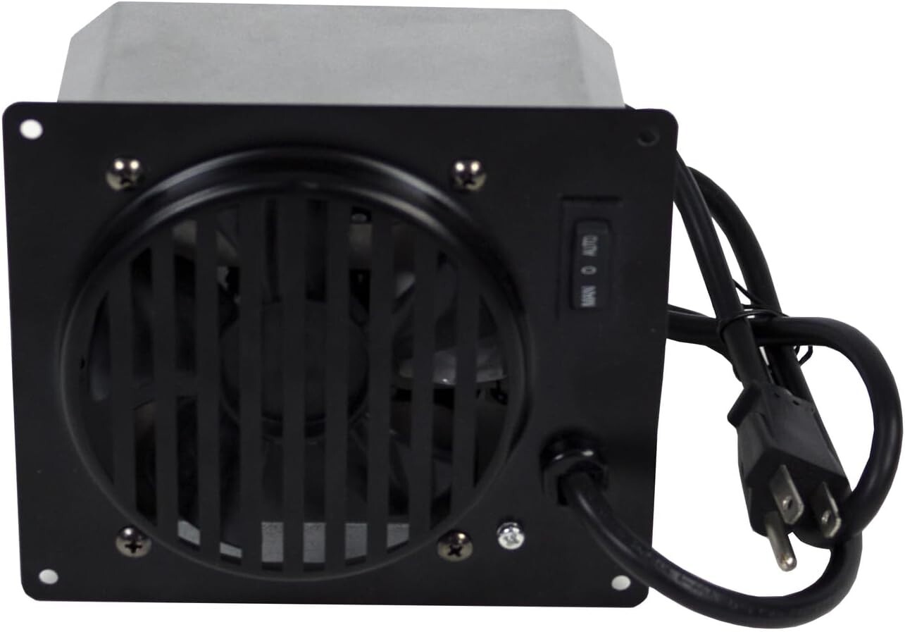 Powerful 21.6W Vent-Free Wall Fan with Automatic Heating Comfort Features