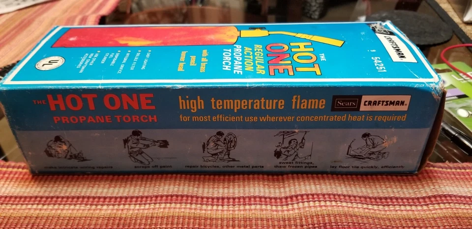 NOS! Sears Craftsman The Hot One Regular Action Propane Torch Kit #54251 - Image 3 of 4