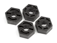 HPI Racing WR8 Black 12mm Wheel Hex Hubs HPI107876 (4pcs)