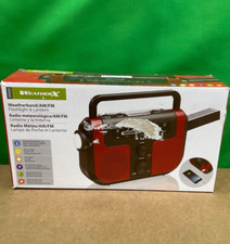 GPX WeatherX AM FM Flashlight WR383R Red            Open Box 