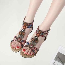 Sandali eleganti bassi ciabatte colorati leggeri comodi pelle sintetica 9931