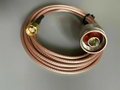 Type N Male to SMA Male RG316 Coaxial Cable 2M SDRplay RSP1/2/3 Hack RF RTL SDR