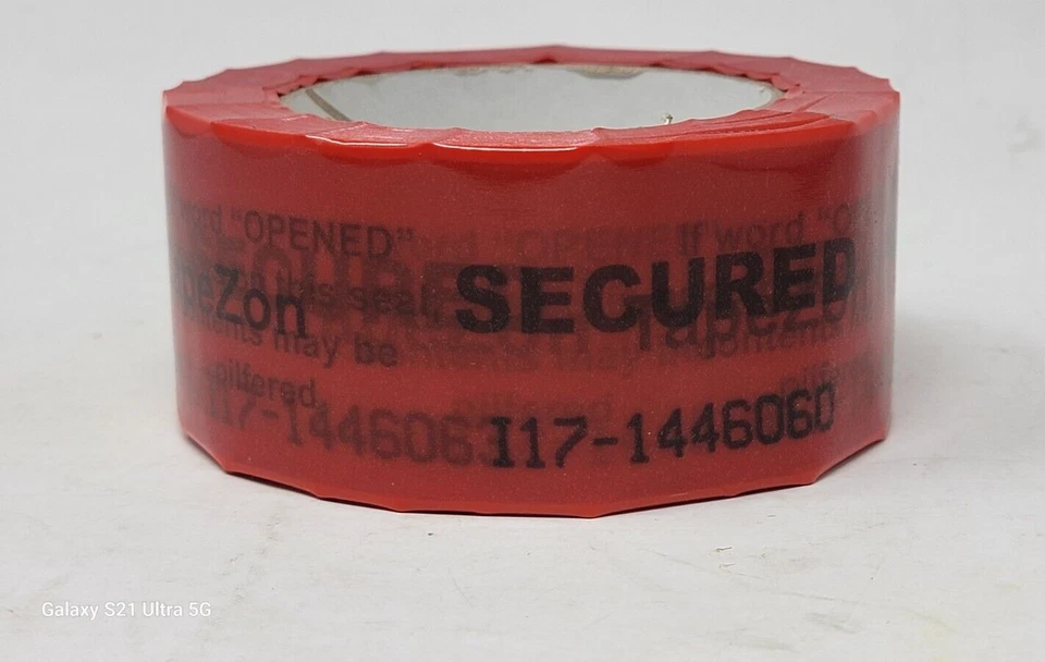 3 卷篡改器 Evident 磁带磁带固定红色胶带 I17-1446062 如果打开出现。 — 第 3/4 张图片