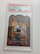 2013 Topps Archives Cal Ripken Jr #GH-CR Gallery Of Heroes  PSA 9