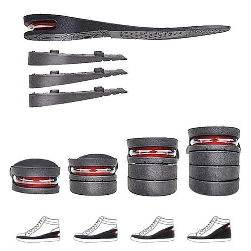 Plantilla elevadora de zapatos para hombres y mujeres Cojín de aire Inserto para talón Aumento de altura ajustable* - Imagen 4 de 17