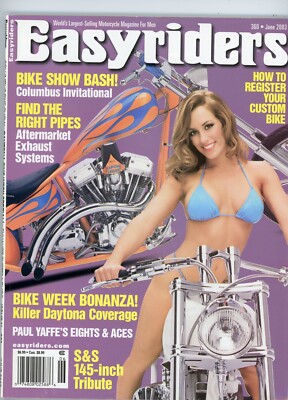 EASYRIDERS motorcycle magazine #360 June , 2003 CENTERFOLD | eBay