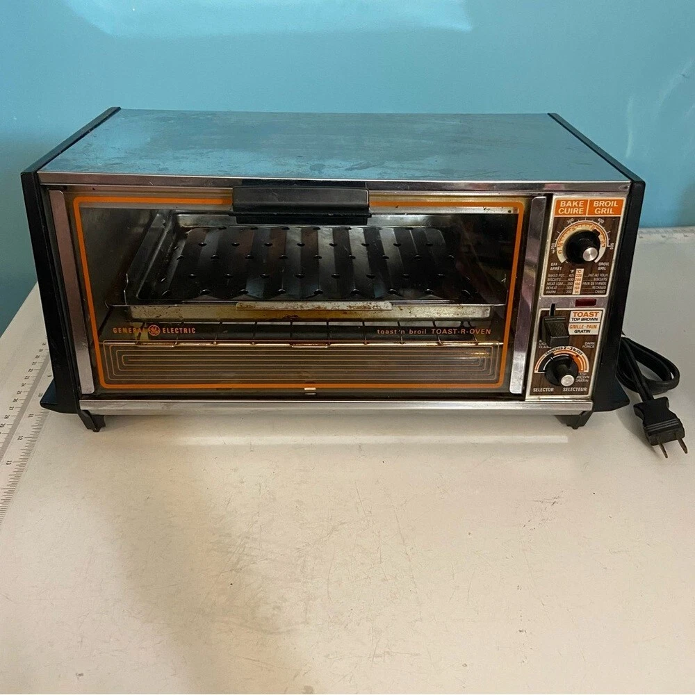 Vintage 70’s GE General Electric toast ‘n broil toaster oven *WORKS*