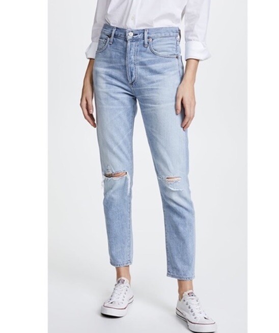 Citizens of Humanity Liya High-Rise Vintage Crop Jeans Size 24