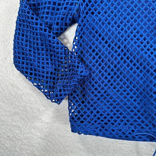 Tia Cibani Kids 5/6 Year Old Blue Two-In-One Cut Out Bolero Hoodie Pullover New - Picture 5 of 13