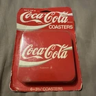 Vintage Coca-Cola Coasters Factory Sealed Package Set of 6 Coasters New