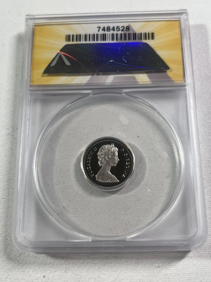 1989 Canada 10 Cents Proof Graded PR 69 DCAM by ANACS - Image 4 of 4