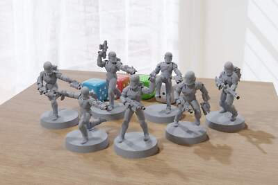 Elite Clone Troopers - Star Wars Legion 35mm Proxy Miniature for Tabletop RPG