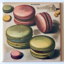 Macaroons FRIDGE MAGNET sign advertisement "style C"
