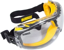 DEWALT DPG82-11C Concealer Clear Anti-Fog Safety Goggle, Clear Lens, 1 Pair