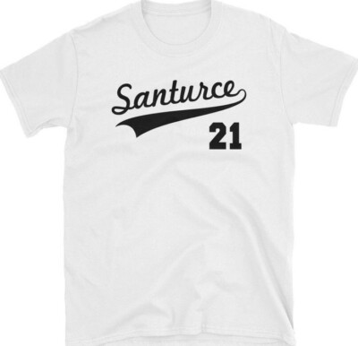 Santurce 21 Roberto Clemente T shirt Puerto Rico Rican Boricua Baseball Pittsbur