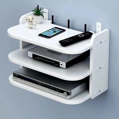 Wifi Hängeregal Router Steckdosenleiste Multi Steckdose TV Set Top Box Kabel versteckt