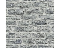 Vliestapete 498349 Backstein Grau
