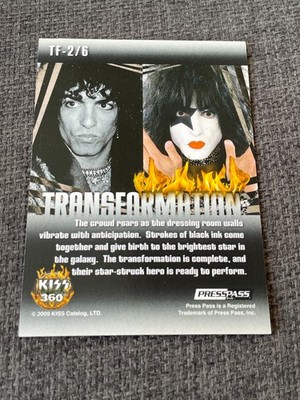 Kiss 360 - Single Transformation Card TF-2/6 - by Press Pass 2009