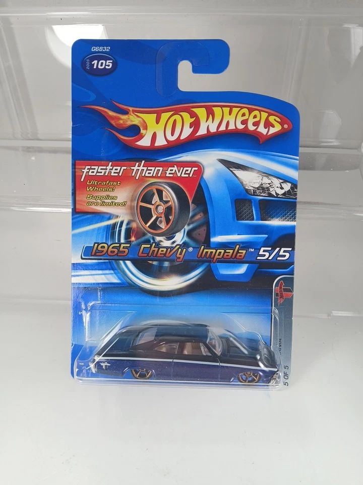Hot Wheels 2005 más rápido que nunca Muscle Mania 65' Chevy Impala lote de 2 Foto 2 de 4