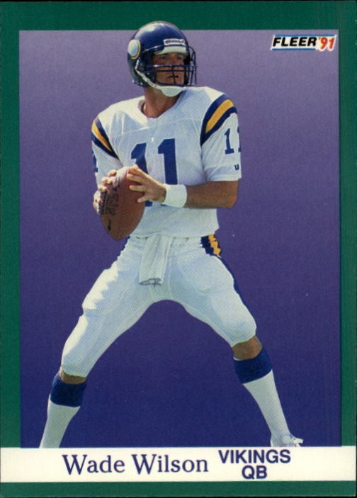 1991 Fleer #289 Wade Wilson - FB