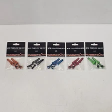 PMP Tubeless Presta Valves for MTB (V2), 50mm. 100% CNC-ERGAL, different colors