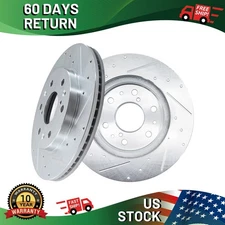 Front Drilled Disc Brake Rotors for Cadillac Escalade ESV 2007-2020