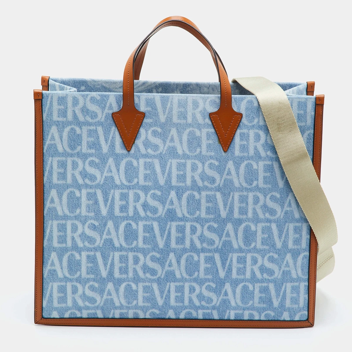 Versace Denim Exterior Tote Bags & Handbags for Women for sale | eBay