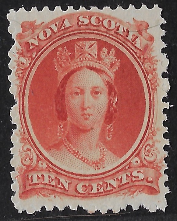 Canada-Nova Scotia Scott 12, MVLH, XF, UTCV $20++,  Fresh bright colour, (10k773