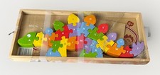 Dinosaur A to Z Learning Puzzle Colorful Fun by Begin Again Ages 2 NIB