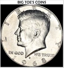 1968-D KENNEDY HALF DOLLAR 40 % SILVER, VERY BEAUTIFUL RARE COIN, FAST SHIPPING