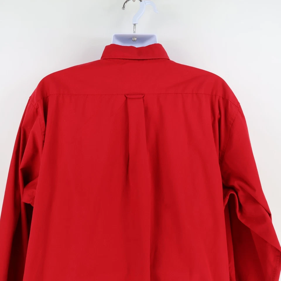 Jonathan Corey Dress Shirt Mens Sz 17x35/36 (2XL) Red Cotton Button Down Collar - Image 4 of 4