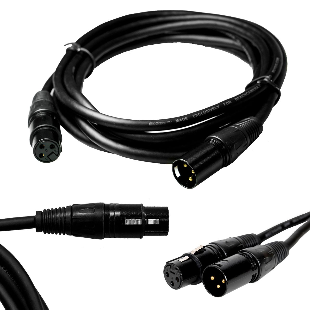 Аксессуары для позолоченных кабелей Deco Gear XLR 10 от мужчины к женщине XLR 16AWG 2090₽