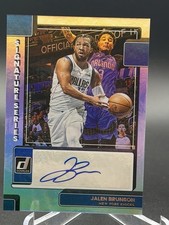 Jalen Brunson 2022-23 Panini Donruss Signature Series Silver Foil Auto