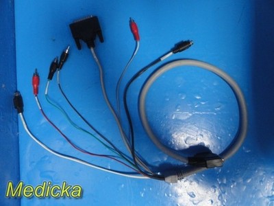 Specialized DB-25 RS-232 Breakout Cable W/ S-Video & RCA Multi-Channel ~ 38757
