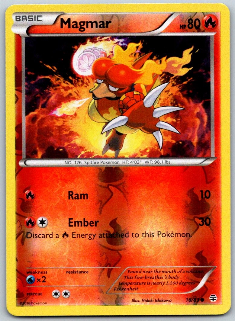 Magmar 16/83 Common Generations Reverse Holofoil (Near Mint)