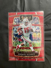 2022 Select Draft Picks - Ezekiel Elliott - Ohio/Cowboys - Red Laser