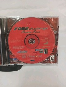F355 Challenge: Passione Rossa(Sega Dreamcast, 2000)With Reg Card Near Mint Disc