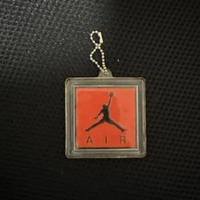 Nike Air Jordan Jumpman Shoe Hang Tag Orange Keychain