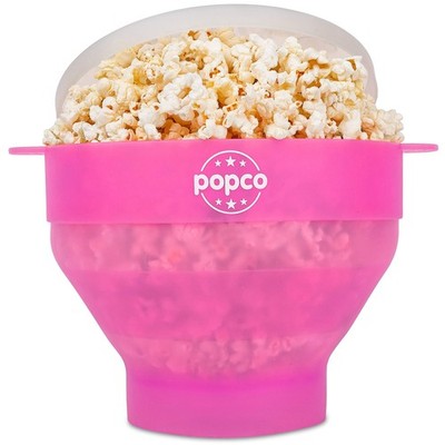 Hotpop Silicone Popcorn Popper - Large Microwave Corn Popper with Handles - D...