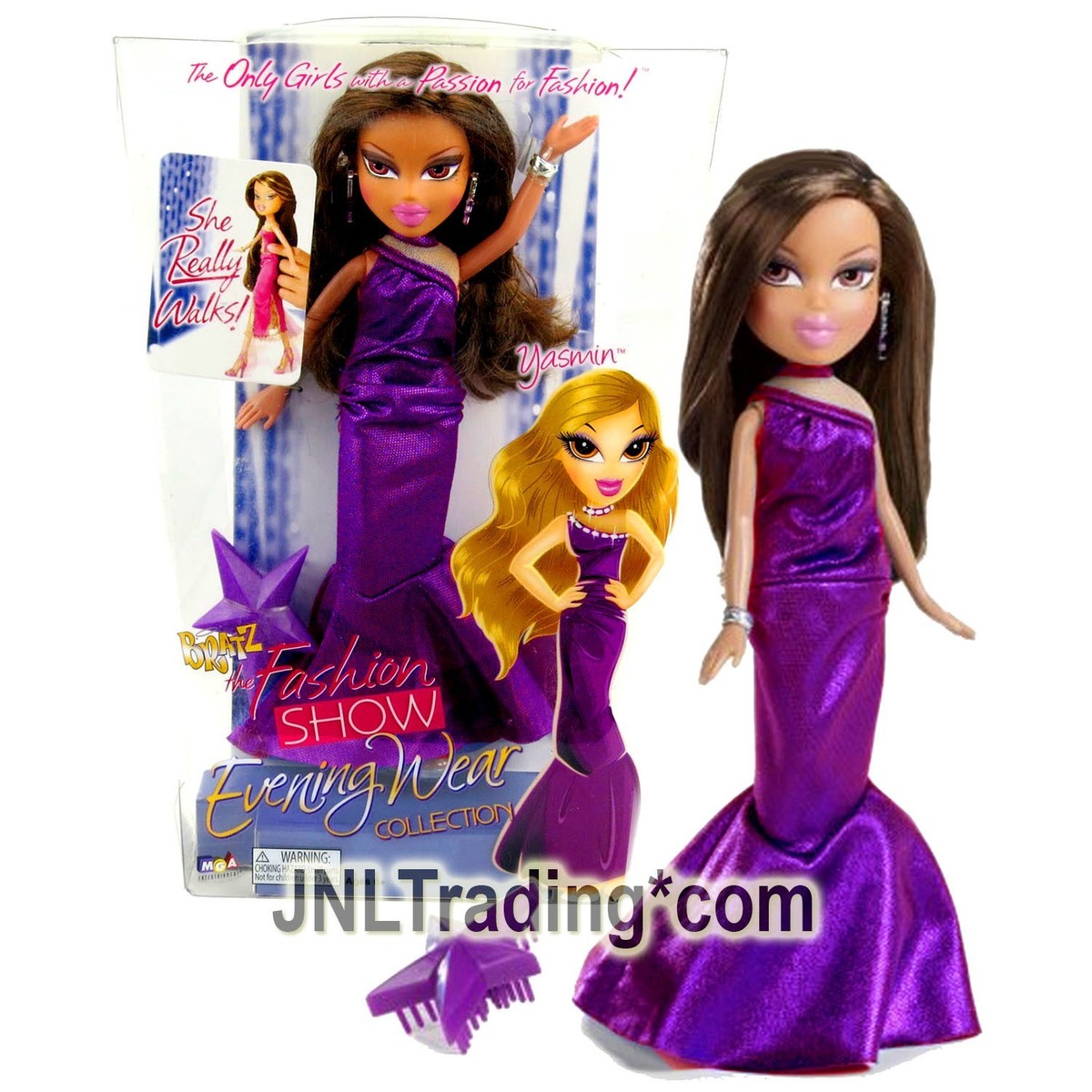 bratz doll purple dress Bratz World House Yasmin Doll