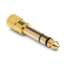 Hosa GHP-105 Headphone Adaptor  3.5 mm TRS to 1/4 in TRS