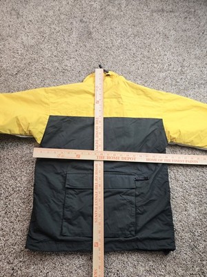 Vintage Burton Ronin Snowboard Jacket XS Mens Black Yellow Full