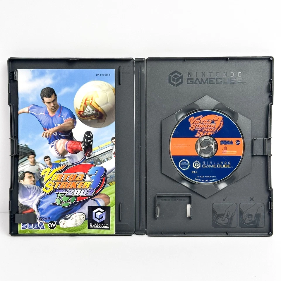 VIRTUA STRIKER 3 VER. 2002 PAL EUR NINTENDO GAMECUBE GC COMPLETO CON MANUALE - Immagine 3 di 4