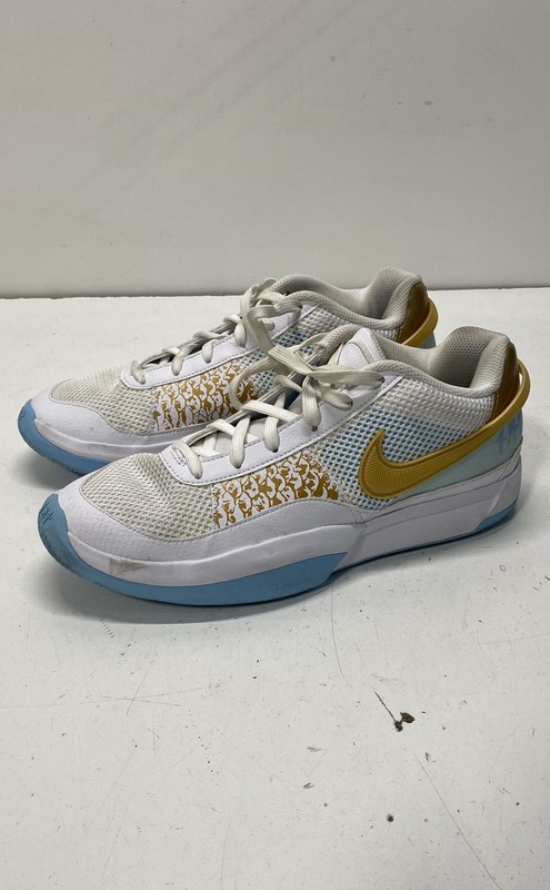 Nike Ja 1 Chinese New Year Year of the Dragon White Gold Blue Basketball Size 9