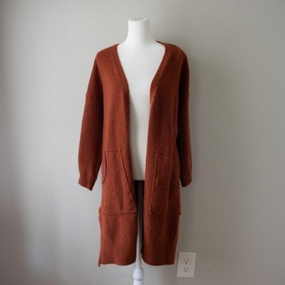 Rusty Orange Universal Thread Cardigan