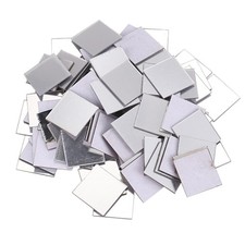 2X(100 Piece  Tile Wall Sticker 3D Decal Room Decor Stick (Silver) X9W1)9530
