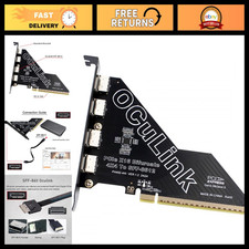 PCIe 4.0 Adapter 16x to 4 Oculink SFF-8612 SFF-8611 External VROC RAID0 for U.2
